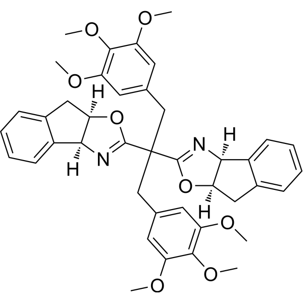 (3aS,3a'S,8aR,8a'R)-2,2'-(1,3-bis(3,4,5-trimethoxyphenyl)propane-2,2-diyl)bis(3a,8a-dihydro-8H-indeno[1,2-d]oxazole)|CS-1636423