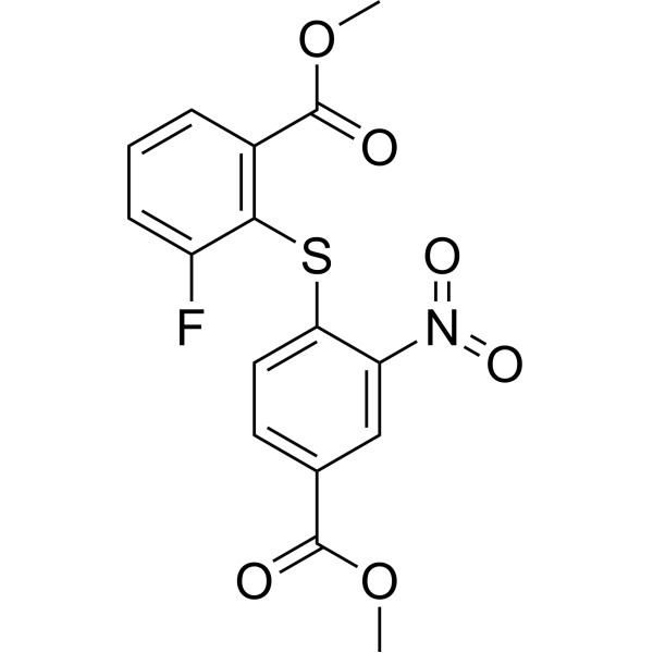 Methyl 3-fluoro-2-((4-(methoxycarbonyl)-2-nitrophenyl)thio)benzoate|CS-1636433