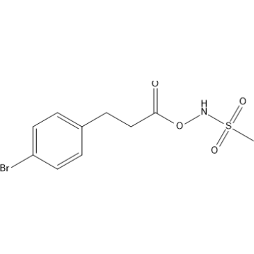 N-((3-(4-Bromophenyl)propanoyl)oxy)methanesulfonamide|CS-1636451