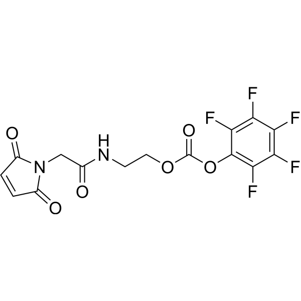2-(2-(2,5-Dioxo-2,5-dihydro-1H-pyrrol-1-yl)acetamido)ethyl (perfluorophenyl) carbonate|CS-1636452
