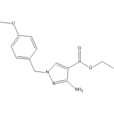 Ethyl 3-amino-1-(4-methoxybenzyl)-1H-pyrazole-4-carboxylate|CS-1636491