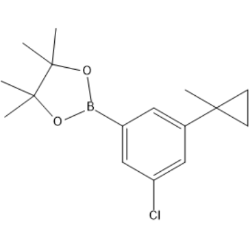 2-(3-Chloro-5-(1-methylcyclopropyl)phenyl)-4,4,5,5-tetramethyl-1,3,2-dioxaborolane|CS-1636539