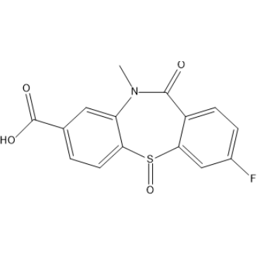3-Fluoro-10-methyl-11-oxo-10,11-dihydrodibenzo[b,f][1,4]thiazepine-8-carboxylic acid 5-oxide|CS-1636549