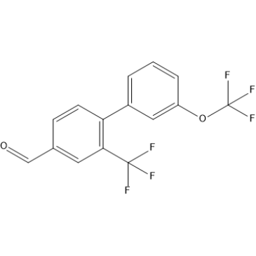 3'-(Trifluoromethoxy)-2-(trifluoromethyl)-[1,1'-biphenyl]-4-carbaldehyde|CS-1636564