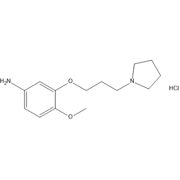 4-Methoxy-3-(3-(pyrrolidin-1-yl)propoxy)aniline hydrochloride|CS-1636581