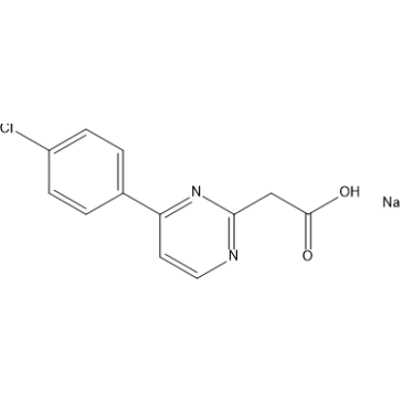 2-(4-(4-Chlorophenyl)pyrimidin-2-yl)acetic acid, sodium salt|CS-1636583