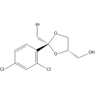 rel-((2R,4S)-2-(Bromomethyl)-2-(2,4-dichlorophenyl)-1,3-dioxolan-4-yl)methanol|CS-1636595