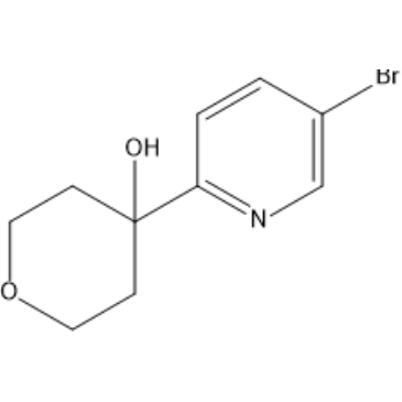 4-(5-Bromopyridin-2-yl)tetrahydro-2H-pyran-4-ol|CS-1636603