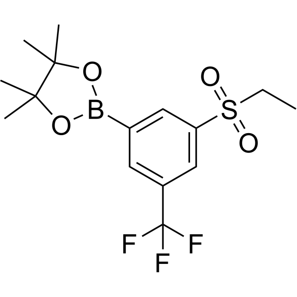 2-(3-(Ethylsulfonyl)-5-(trifluoromethyl)phenyl)-4,4,5,5-tetramethyl-1,3,2-dioxaborolane|CS-1636654