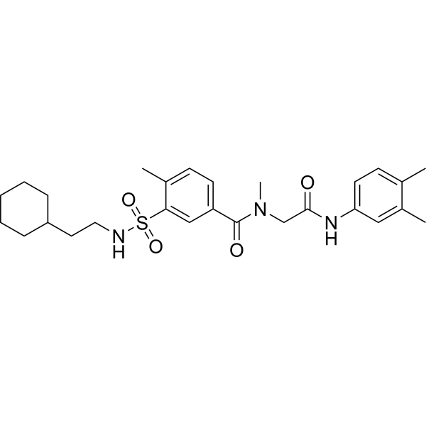 3-(N-(2-Cyclohexylethyl)sulfamoyl)-N-(2-((3,4-dimethylphenyl)amino)-2-oxoethyl)-N,4-dimethylbenzamide|CS-1636660