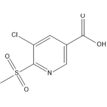 5-Chloro-6-(methylsulfonyl)nicotinic acid|CS-1636665