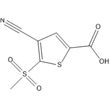 4-Cyano-5-(methylsulfonyl)thiophene-2-carboxylic acid|CS-1636667