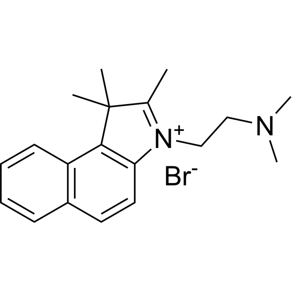 3-(2-(Dimethylamino)ethyl)-1,1,2-trimethyl-1H-benzo[E]indol-3-ium bromide|CS-1636675