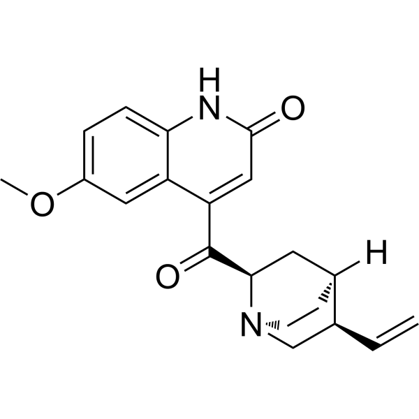 6-Methoxy-4-((1S,2R,4S,5R)-5-vinylquinuclidine-2-carbonyl)quinolin-2(1H)-one|CS-1636727