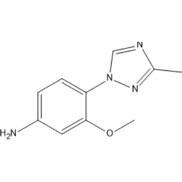 3-Methoxy-4-(3-methyl-1H-1,2,4-triazol-1-yl)aniline|CS-1636789