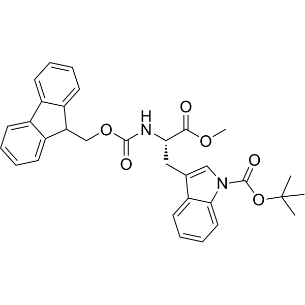 tert-Butyl (S)-3-(2-((((9H-fluoren-9-yl)methoxy)carbonyl)amino)-3-methoxy-3-oxopropyl)-1H-indole-1-carboxylate|CS-1636801