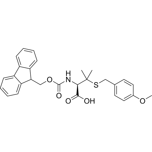 (R)-2-((((9H-Fluoren-9-yl)methoxy)carbonyl)amino)-3-((4-methoxybenzyl)thio)-3-methylbutanoic acid|CS-1636824