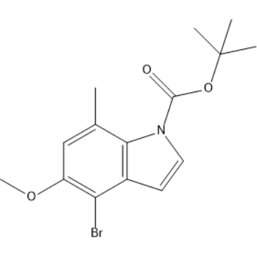 tert-Butyl 4-bromo-5-methoxy-7-methyl-1H-indole-1-carboxylate|CS-1636888