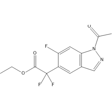 Ethyl 2-(1-acetyl-6-fluoro-1H-indazol-5-yl)-2,2-difluoroacetate|CS-1636897