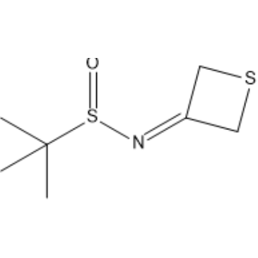 2-Methyl-N-(thietan-3-ylidene)propane-2-sulfinamide|CS-1636904