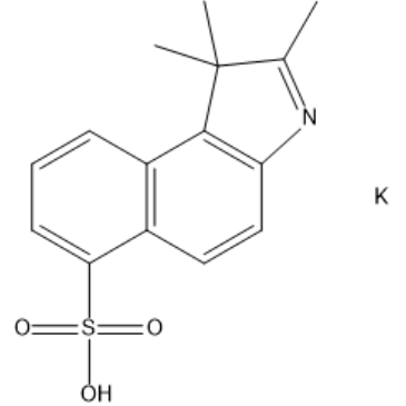 1,1,2-Trimethyl-1H-benzo[E]indole-6-sulfonic acid, potassium salt|CS-1636928
