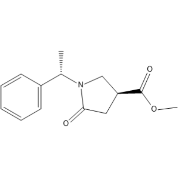 Methyl (S)-5-oxo-1-((S)-1-phenylethyl)pyrrolidine-3-carboxylate|CS-1636941