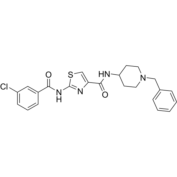 N-(1-Benzylpiperidin-4-yl)-2-(3-chlorobenzamido)thiazole-4-carboxamide|CS-1636946