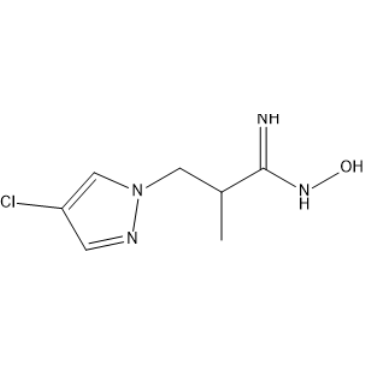 3-(4-Chloro-1H-pyrazol-1-yl)-N-hydroxy-2-methylpropanimidamide|CS-1636998
