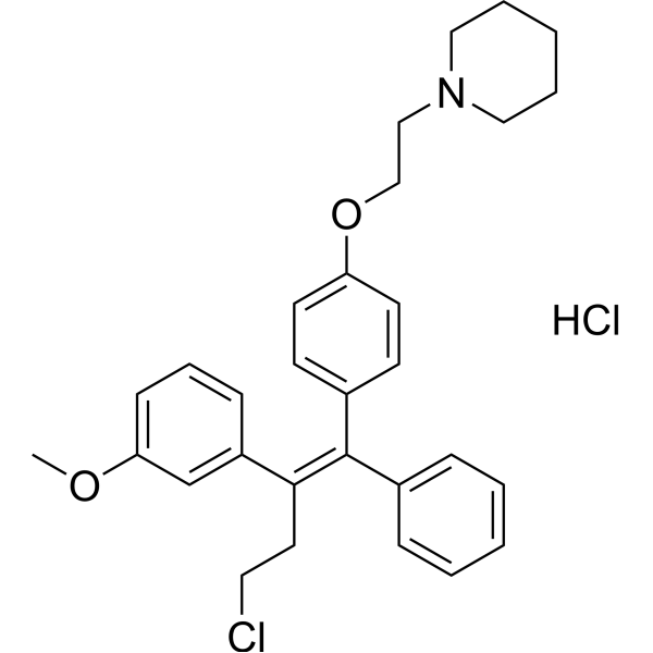 (Z)-1-(2-(4-(4-Chloro-2-(3-methoxyphenyl)-1-phenylbut-1-en-1-yl)phenoxy)ethyl)piperidine hydrochloride|CS-1637086