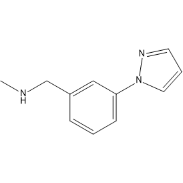 1-(3-(1H-Pyrazol-1-yl)phenyl)-N-methylmethanamine|CS-1637110
