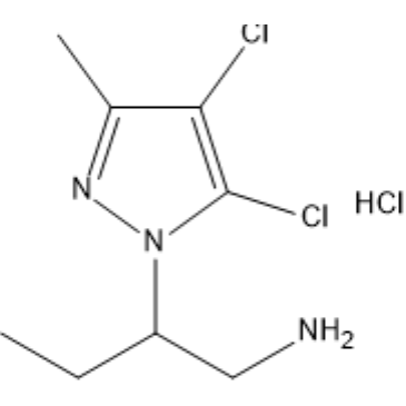 2-(4,5-Dichloro-3-methyl-1H-pyrazol-1-yl)butan-1-amine hydrochloride|CS-1637126