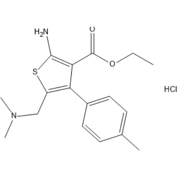 Ethyl 2-amino-5-((dimethylamino)methyl)-4-(P-tolyl)thiophene-3-carboxylate hydrochloride|CS-1637137