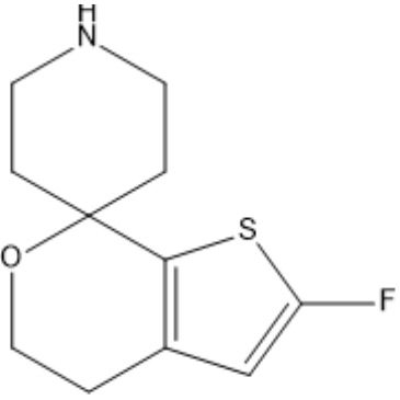 2'-Fluoro-4',5'-dihydrospiro[piperidine-4,7'-thieno[2,3-c]pyran]|CS-1637142