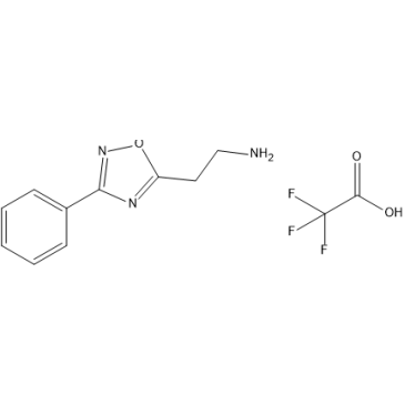 2-(3-Phenyl-1,2,4-oxadiazol-5-yl)ethan-1-amine 2,2,2-trifluoroacetate|CS-1637224