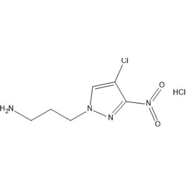 3-(4-Chloro-3-nitro-1H-pyrazol-1-yl)propan-1-amine hydrochloride|CS-1637225