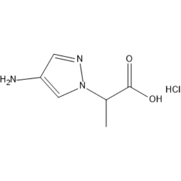 2-(4-Amino-1H-pyrazol-1-yl)propanoic acid hydrochloride|CS-1637233