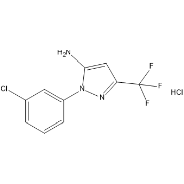 1-(3-Chlorophenyl)-3-(trifluoromethyl)-1H-pyrazol-5-amine hydrochloride|CS-1637274