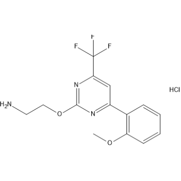 2-((4-(2-Methoxyphenyl)-6-(trifluoromethyl)pyrimidin-2-yl)oxy)ethan-1-amine hydrochloride|CS-1637342