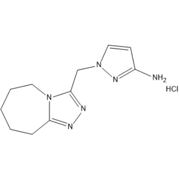 1-((6,7,8,9-Tetrahydro-5H-[1,2,4]triazolo[4,3-a]azepin-3-yl)methyl)-1H-pyrazol-3-amine hydrochloride|CS-1637344