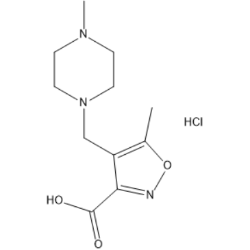 5-Methyl-4-((4-methylpiperazin-1-yl)methyl)isoxazole-3-carboxylic acid hydrochloride|CS-1637348