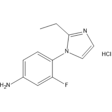 4-(2-Ethyl-1H-imidazol-1-yl)-3-fluoroaniline hydrochloride|CS-1637961