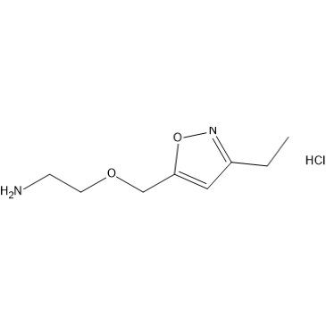 2-((3-Ethylisoxazol-5-yl)methoxy)ethan-1-amine hydrochloride|CS-1637962