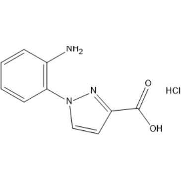 1-(2-Aminophenyl)-1H-pyrazole-3-carboxylic acid hydrochloride|CS-1637968