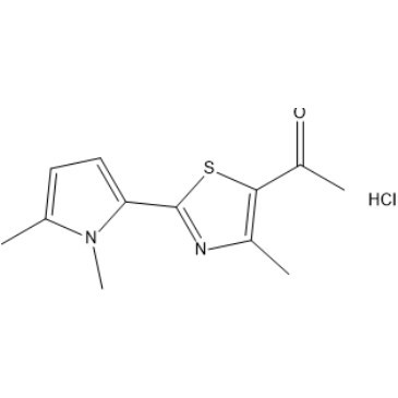 1-(2-(1,5-Dimethyl-1H-pyrrol-2-yl)-4-methylthiazol-5-yl)ethan-1-one hydrochloride|CS-1637973
