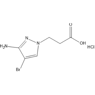 3-(3-Amino-4-bromo-1H-pyrazol-1-yl)propanoic acid hydrochloride|CS-1637975