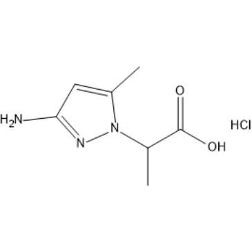2-(3-Amino-5-methyl-1H-pyrazol-1-yl)propanoic acid hydrochloride|CS-1637976