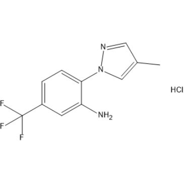2-(4-Methyl-1H-pyrazol-1-yl)-5-(trifluoromethyl)aniline hydrochloride|CS-1637982