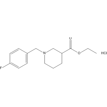Ethyl 1-(4-fluorobenzyl)piperidine-3-carboxylate hydrochloride|CS-1637984