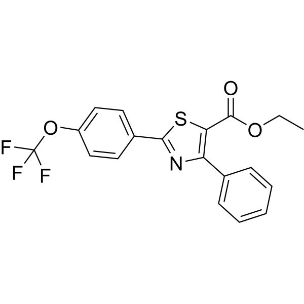 Ethyl 4-phenyl-2-(4-(trifluoromethoxy)phenyl)thiazole-5-carboxylate|CS-1638035