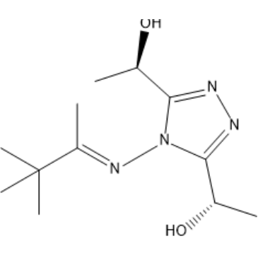 rel-(α3R,α5S)-α3,α5-Dimethyl-4-[(1,2,2-trimethylpropylidene)amino]-4H-1,2,4-triazole-3,5-dimethanol|CS-1638061